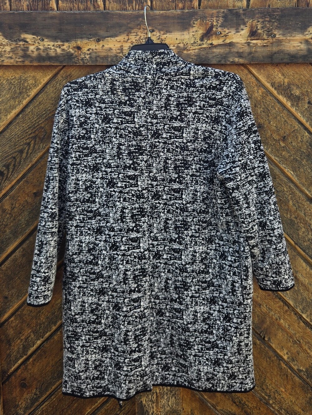 Anthropologie Philosophy Black And White Cardigan - Picture 5 of 6